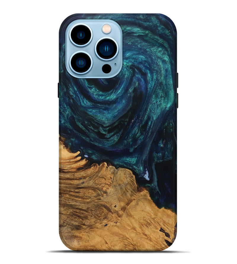 iPhone 14 Pro Max Wood Live Edge Phone Case - Abril (Cosmos, 825062)