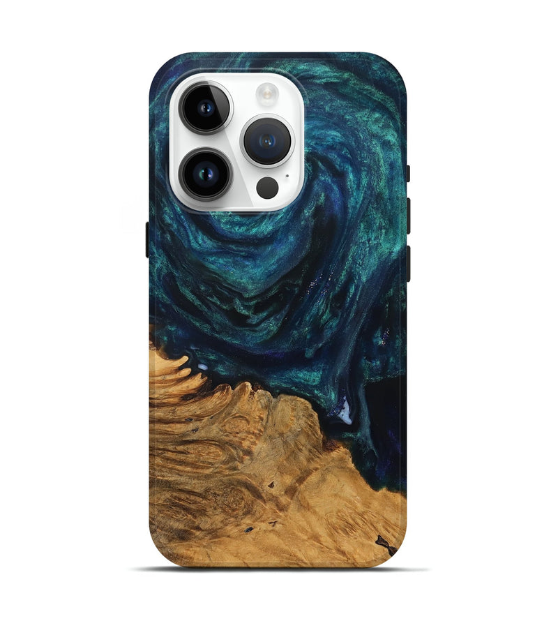 iPhone 15 Pro Wood Live Edge Phone Case - Abril (Cosmos, 825062)