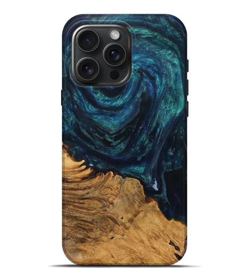 iPhone 16 Pro Max Wood Live Edge Phone Case - Abril (Cosmos, 825062)