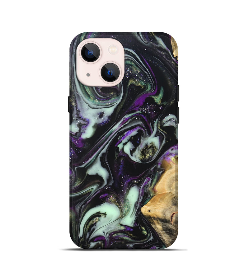iPhone 13 mini Wood Live Edge Phone Case - Claudia (Cosmos, 825064)
