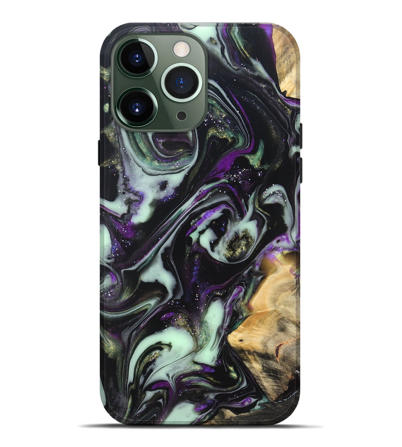 iPhone 13 Pro Max Wood Live Edge Phone Case - Claudia (Cosmos, 825064)