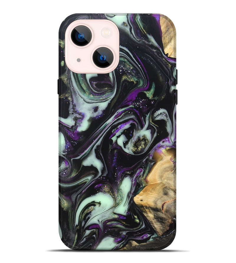 iPhone 14 Plus Wood Live Edge Phone Case - Claudia (Cosmos, 825064)