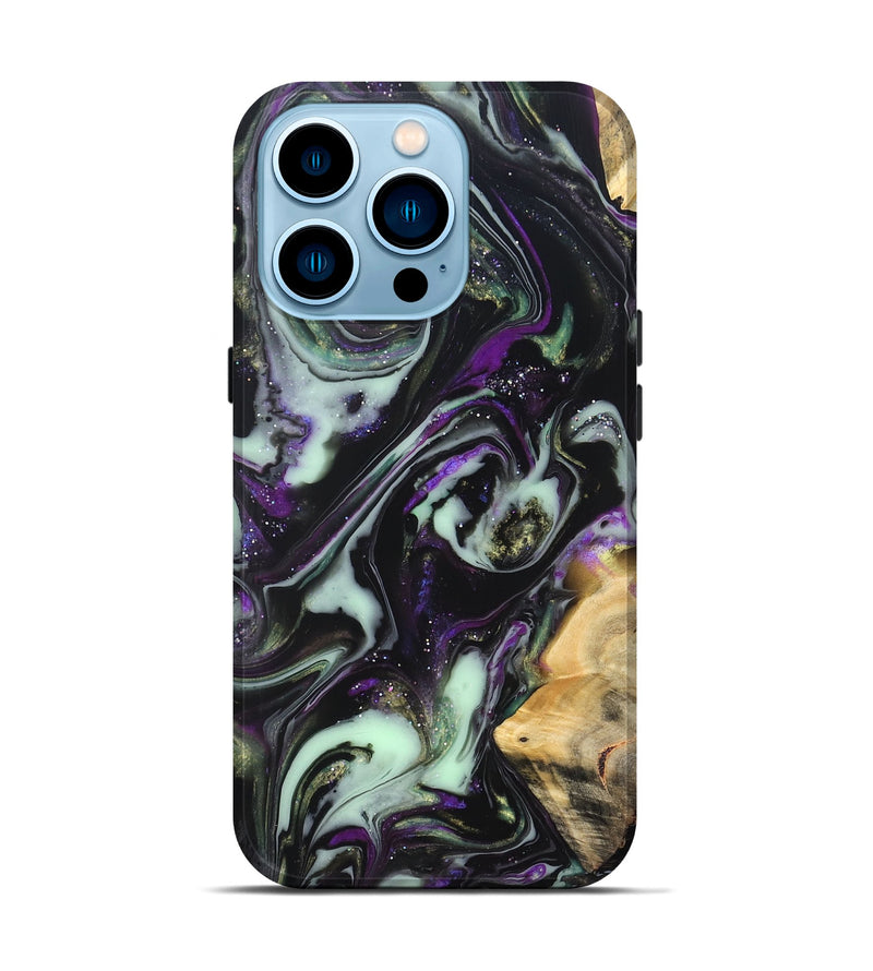 iPhone 14 Pro Wood Live Edge Phone Case - Claudia (Cosmos, 825064)