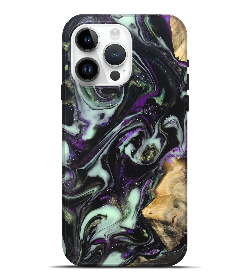 iPhone 15 Pro Max Wood Live Edge Phone Case - Claudia (Cosmos, 825064)