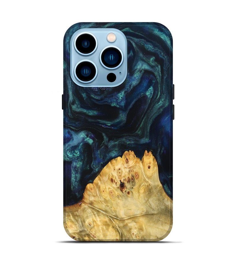 iPhone 14 Pro Wood Live Edge Phone Case - Baby (Cosmos, 825065)