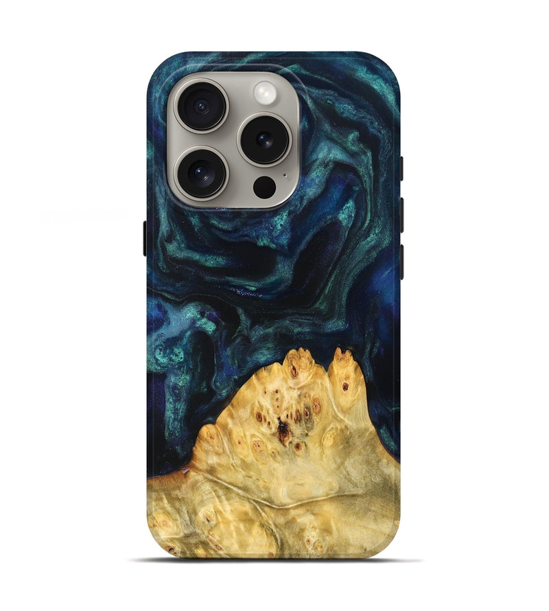iPhone 16 Pro Wood Live Edge Phone Case - Baby (Cosmos, 825065)