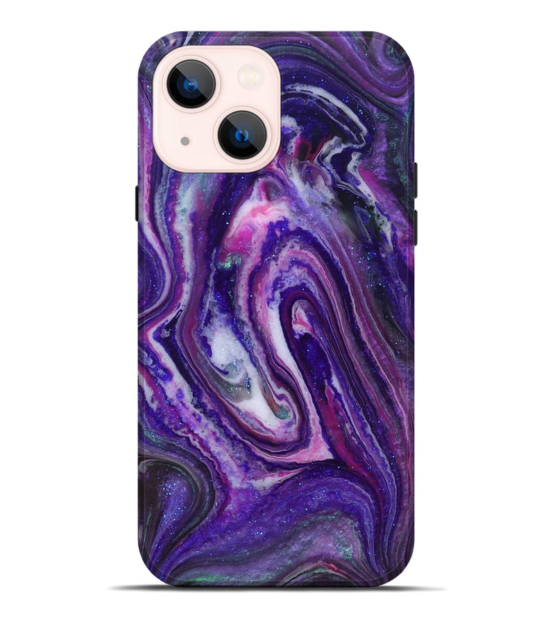 iPhone 14 Plus ResinArt Live Edge Phone Case - Frances (Cosmos, 825067)