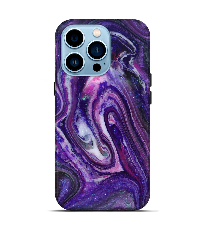 iPhone 14 Pro ResinArt Live Edge Phone Case - Frances (Cosmos, 825067)