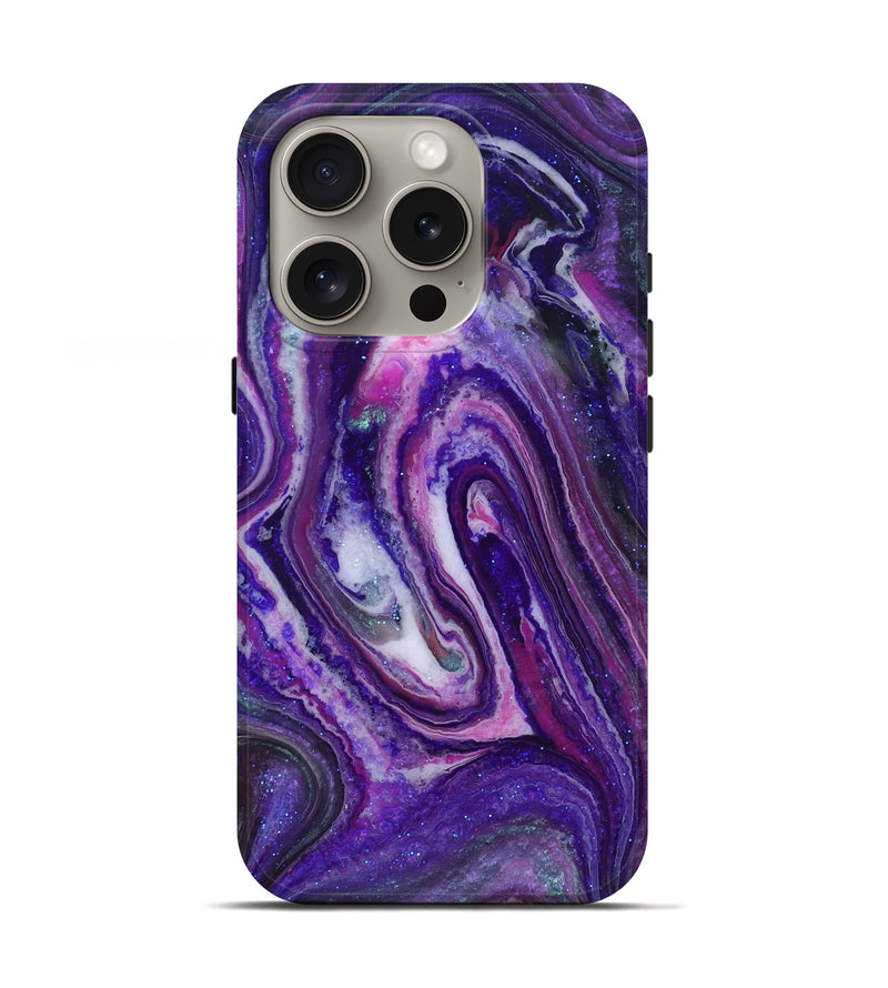 iPhone 16 Pro ResinArt Live Edge Phone Case - Frances (Cosmos, 825067)