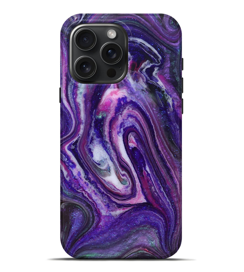 iPhone 16 Pro Max ResinArt Live Edge Phone Case - Frances (Cosmos, 825067)