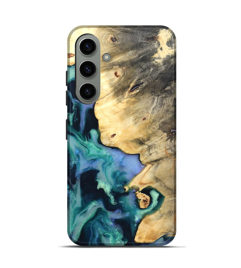 Galaxy S24 Wood Live Edge Phone Case - Dangelo (Green, 825070)