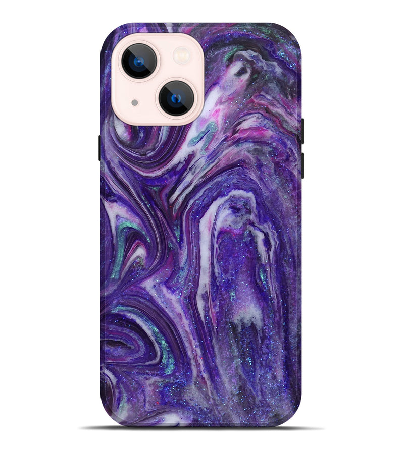 iPhone 14 Plus ResinArt Live Edge Phone Case - Mckayla (Cosmos, 825071)