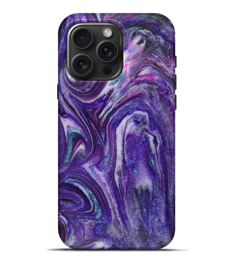 iPhone 16 Pro Max ResinArt Live Edge Phone Case - Mckayla (Cosmos, 825071)