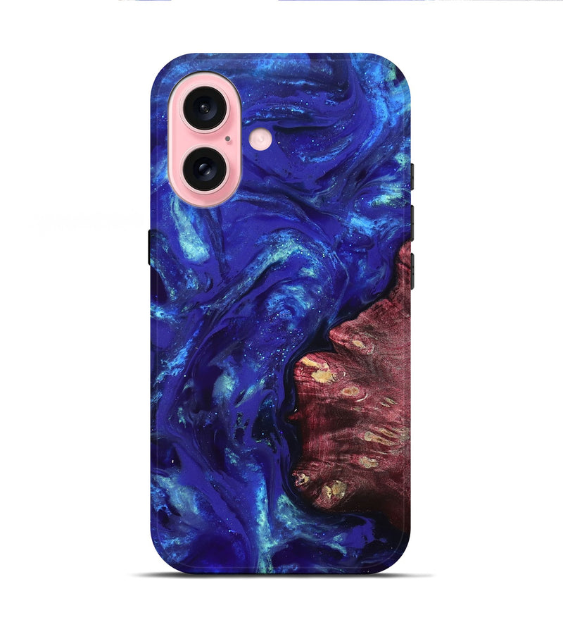 iPhone 16 Wood Live Edge Phone Case - Freya (Cosmos, 825075)