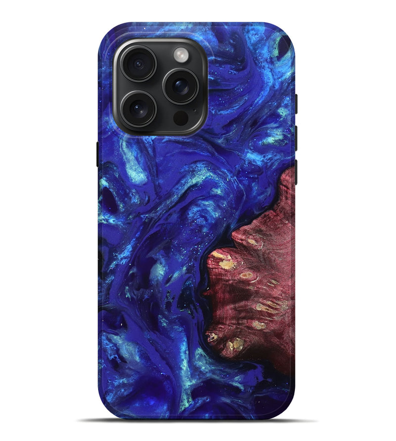 iPhone 16 Pro Max Wood Live Edge Phone Case - Freya (Cosmos, 825075)