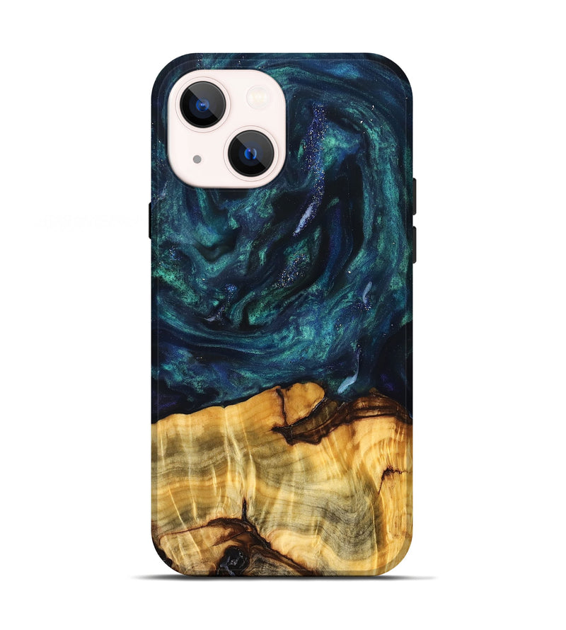 iPhone 13 Wood Live Edge Phone Case - Anjali (Cosmos, 825076)