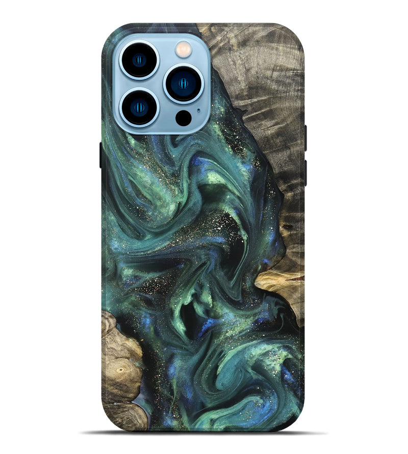 iPhone 14 Pro Max Wood Live Edge Phone Case - Tristan (Cosmos, 825081)