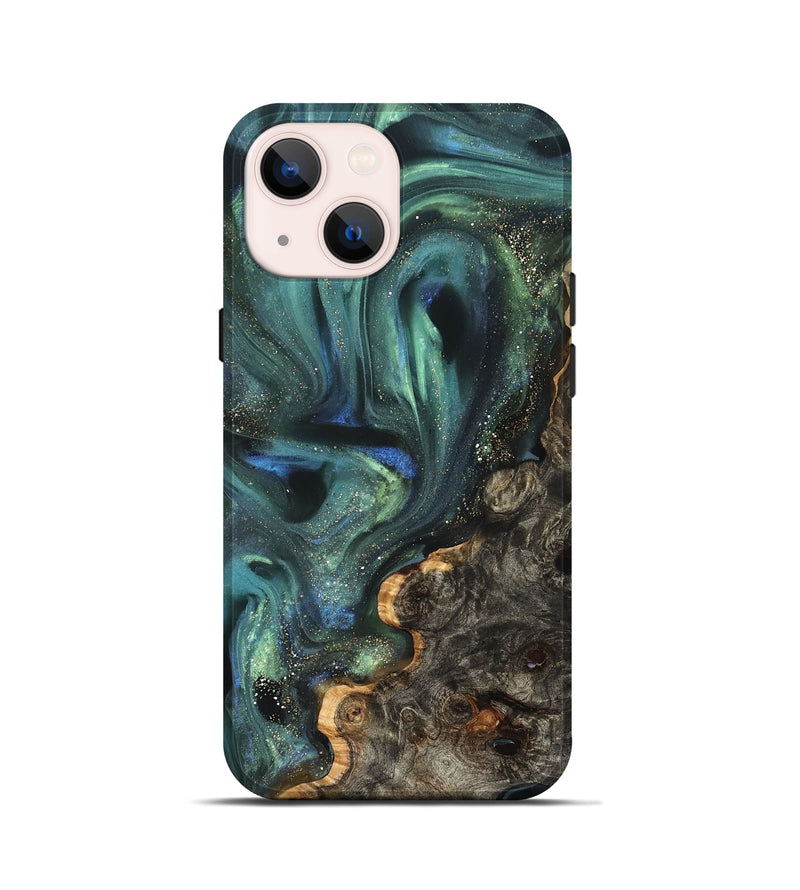 iPhone 13 mini Wood Live Edge Phone Case - Theresa (Cosmos, 825085)