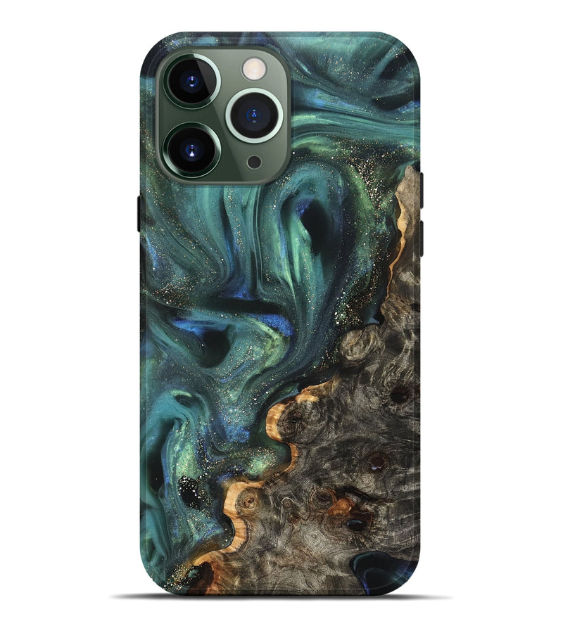 iPhone 13 Pro Max Wood Live Edge Phone Case - Theresa (Cosmos, 825085)