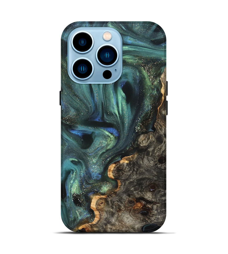 iPhone 14 Pro Wood Live Edge Phone Case - Theresa (Cosmos, 825085)