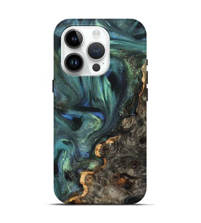 iPhone 15 Pro Wood Live Edge Phone Case - Theresa (Cosmos, 825085)
