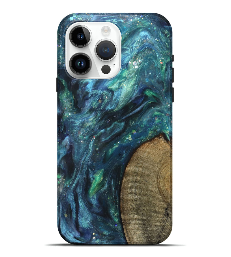 iPhone 15 Pro Max Wood Live Edge Phone Case - Lia (Cosmos, 825087)
