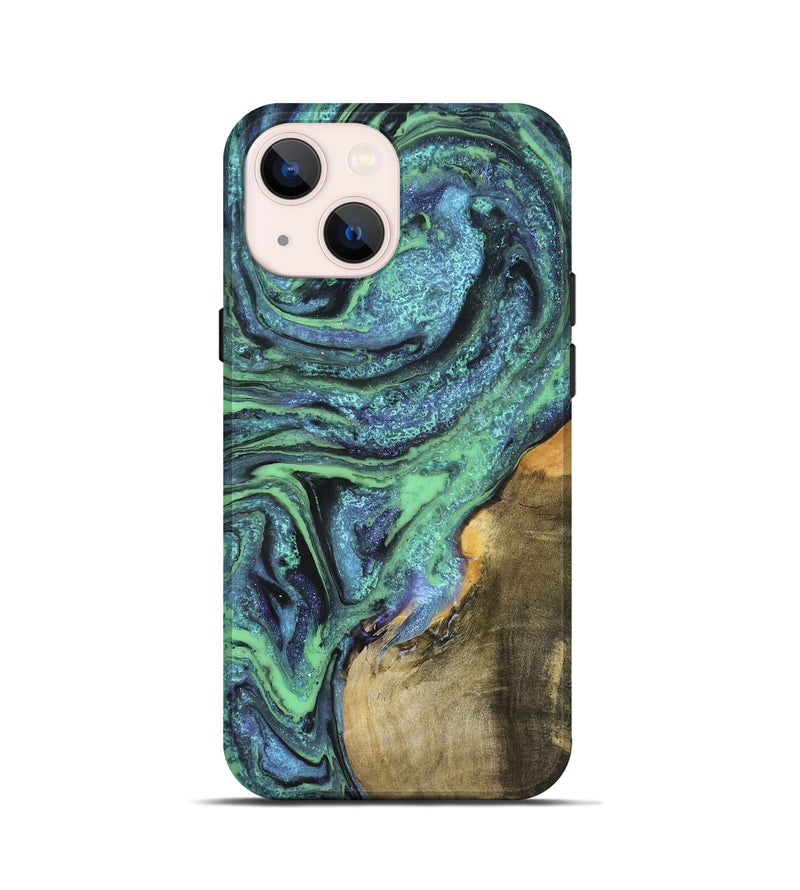 iPhone 13 mini Wood Live Edge Phone Case - Rodney (Cosmos, 825088)
