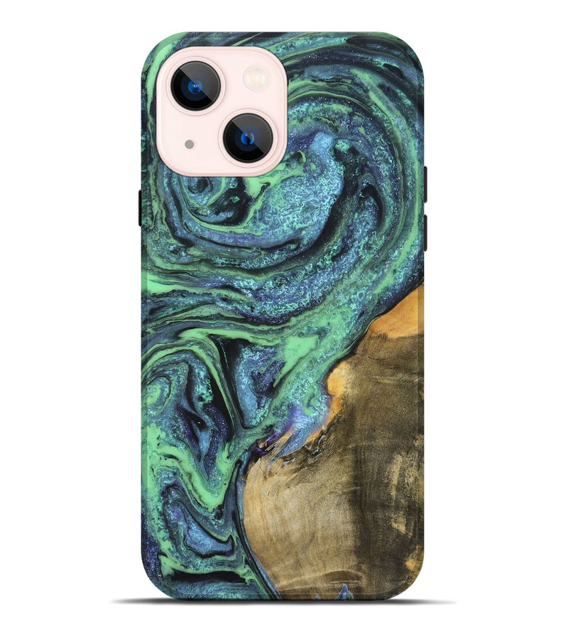 iPhone 14 Plus Wood Live Edge Phone Case - Rodney (Cosmos, 825088)