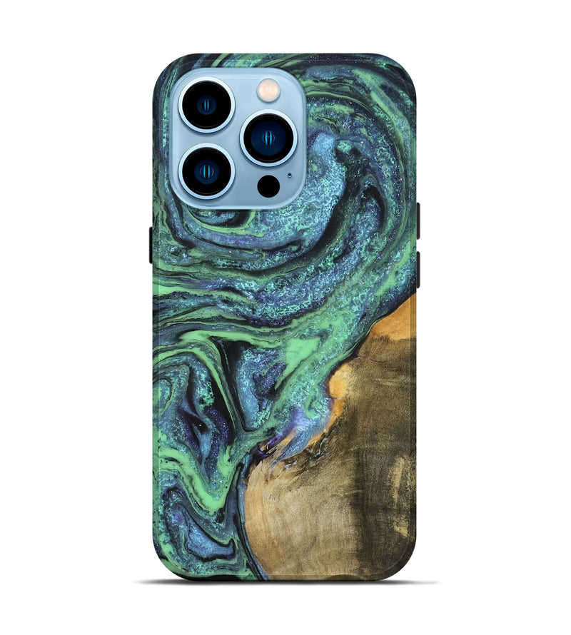 iPhone 14 Pro Wood Live Edge Phone Case - Rodney (Cosmos, 825088)