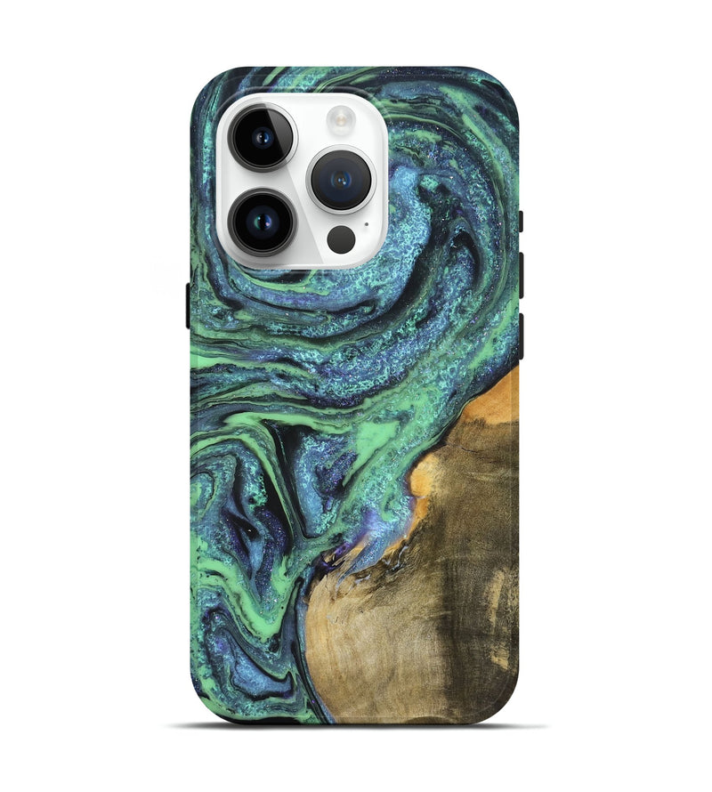 iPhone 15 Pro Wood Live Edge Phone Case - Rodney (Cosmos, 825088)