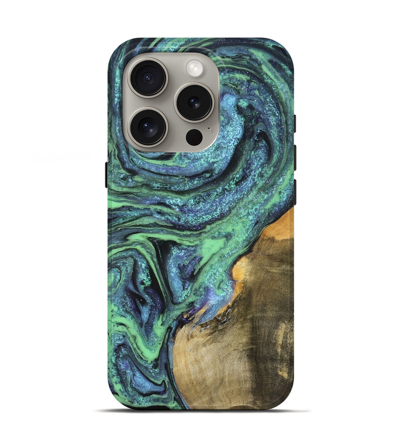 iPhone 16 Pro Wood Live Edge Phone Case - Rodney (Cosmos, 825088)