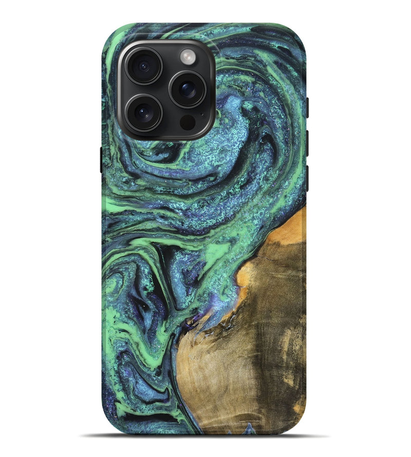 iPhone 16 Pro Max Wood Live Edge Phone Case - Rodney (Cosmos, 825088)