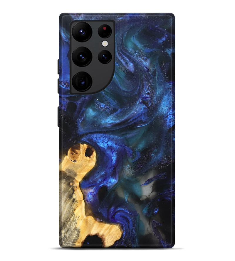 Galaxy S22 Ultra ResinArt Live Edge Phone Case - Hedwig (Cosmos, 825096)