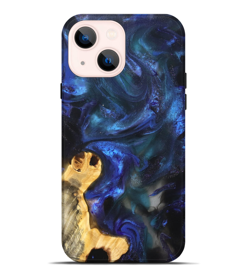 iPhone 14 Plus ResinArt Live Edge Phone Case - Hedwig (Cosmos, 825096)