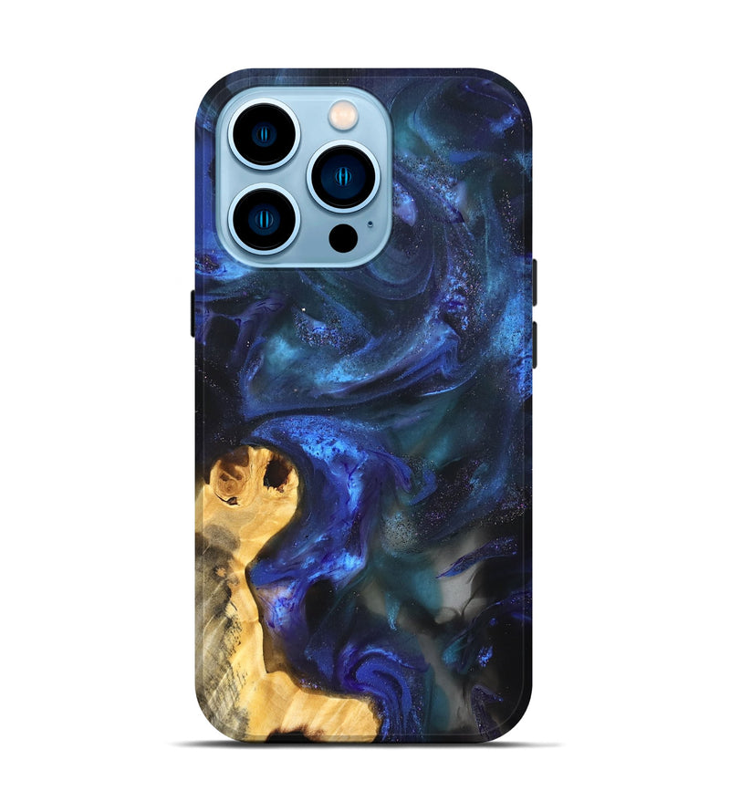 iPhone 14 Pro ResinArt Live Edge Phone Case - Hedwig (Cosmos, 825096)