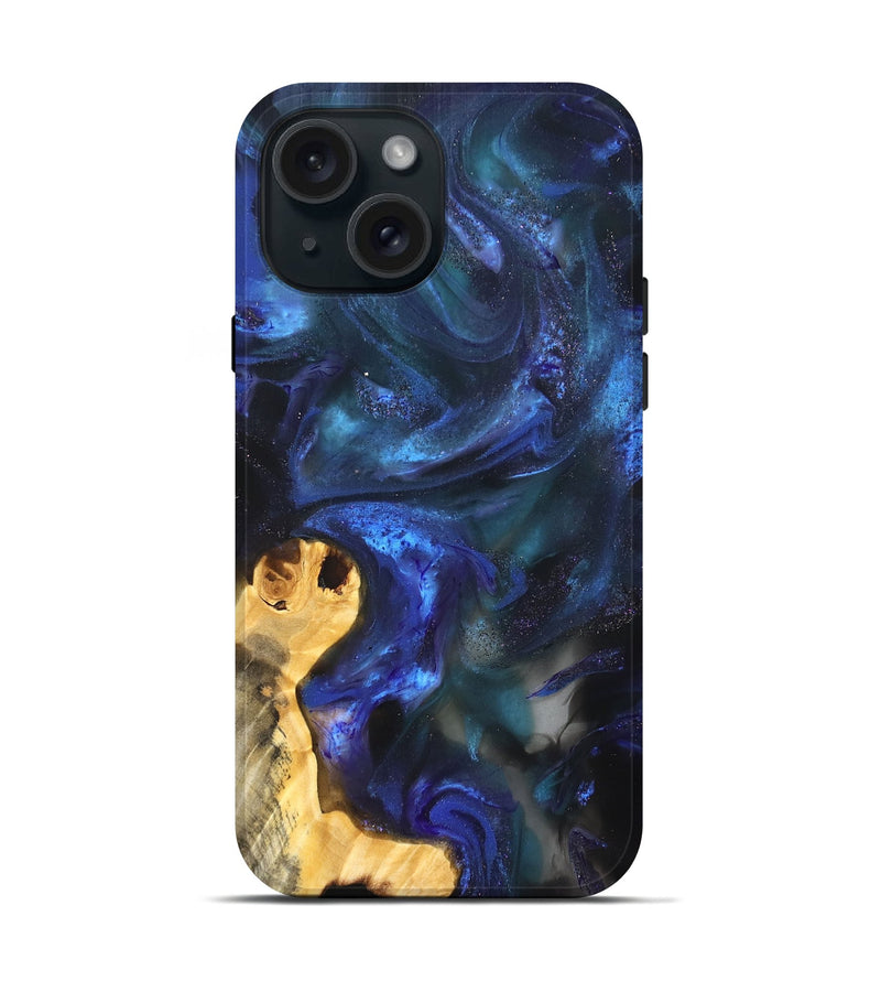 iPhone 15 ResinArt Live Edge Phone Case - Hedwig (Cosmos, 825096)