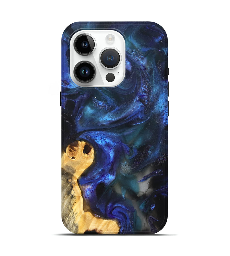 iPhone 15 Pro ResinArt Live Edge Phone Case - Hedwig (Cosmos, 825096)