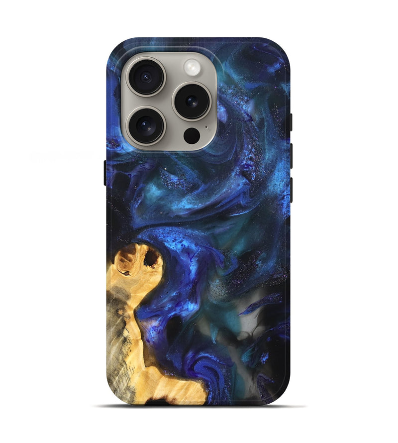 iPhone 16 Pro ResinArt Live Edge Phone Case - Hedwig (Cosmos, 825096)
