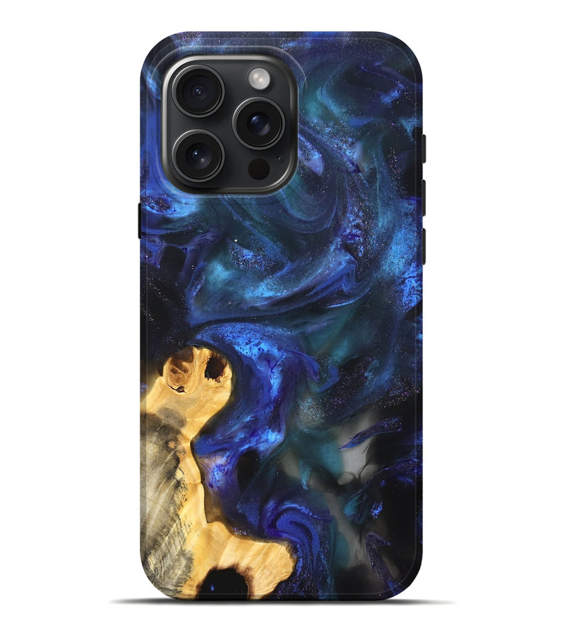 iPhone 16 Pro Max ResinArt Live Edge Phone Case - Hedwig (Cosmos, 825096)