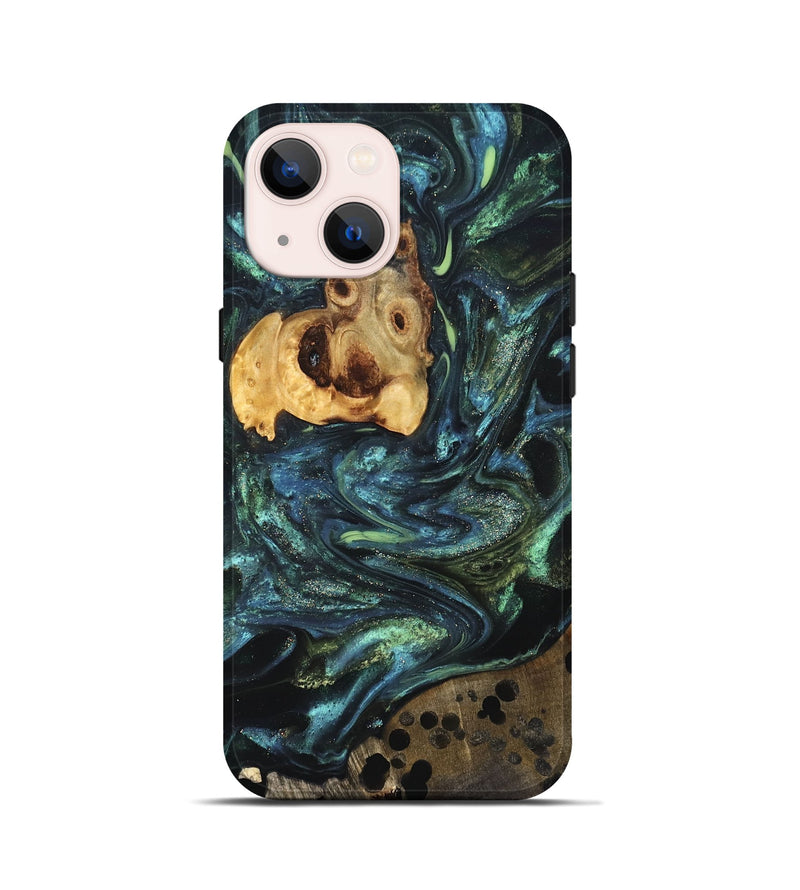 iPhone 13 mini Wood Live Edge Phone Case - Jensen (Cosmos, 825098)
