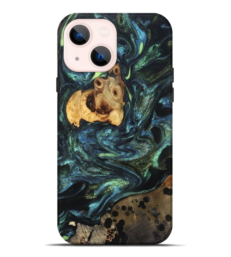 iPhone 14 Plus Wood Live Edge Phone Case - Jensen (Cosmos, 825098)