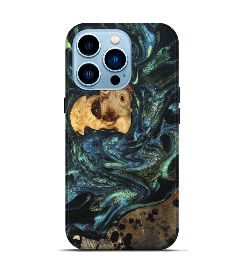 iPhone 14 Pro Wood Live Edge Phone Case - Jensen (Cosmos, 825098)