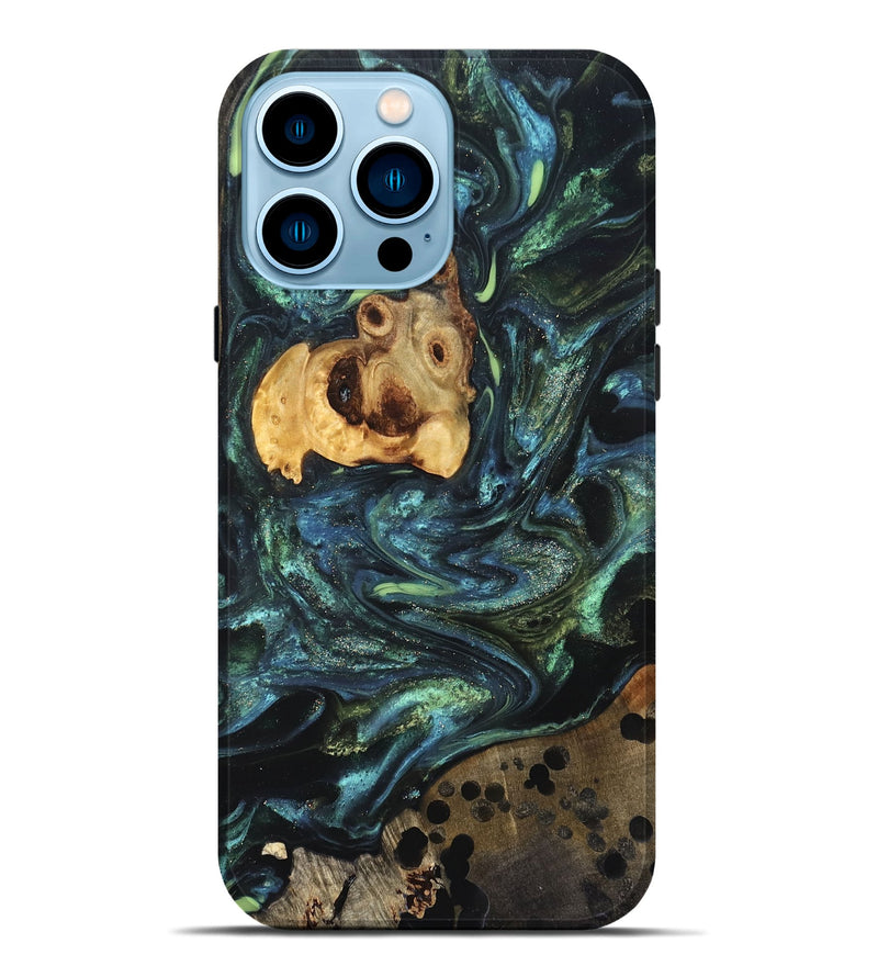 iPhone 14 Pro Max Wood Live Edge Phone Case - Jensen (Cosmos, 825098)