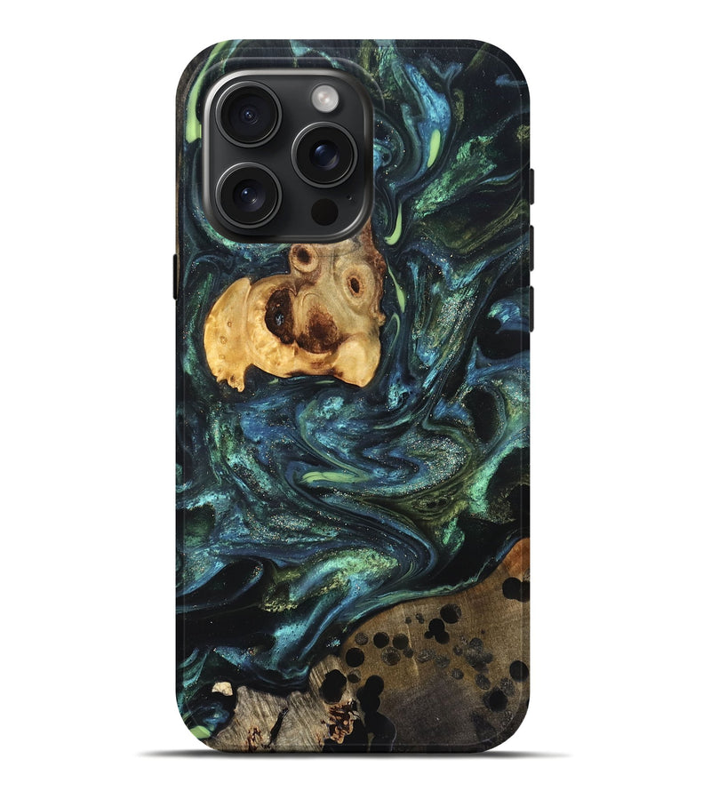 iPhone 16 Pro Max Wood Live Edge Phone Case - Jensen (Cosmos, 825098)