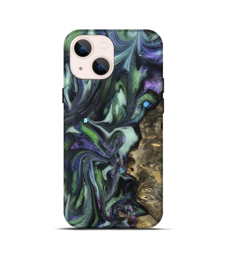 iPhone 13 mini Wood Live Edge Phone Case - Harmon (Cosmos, 825099)