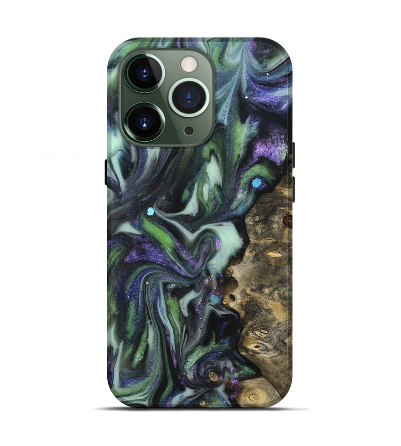 iPhone 13 Pro Wood Live Edge Phone Case - Harmon (Cosmos, 825099)