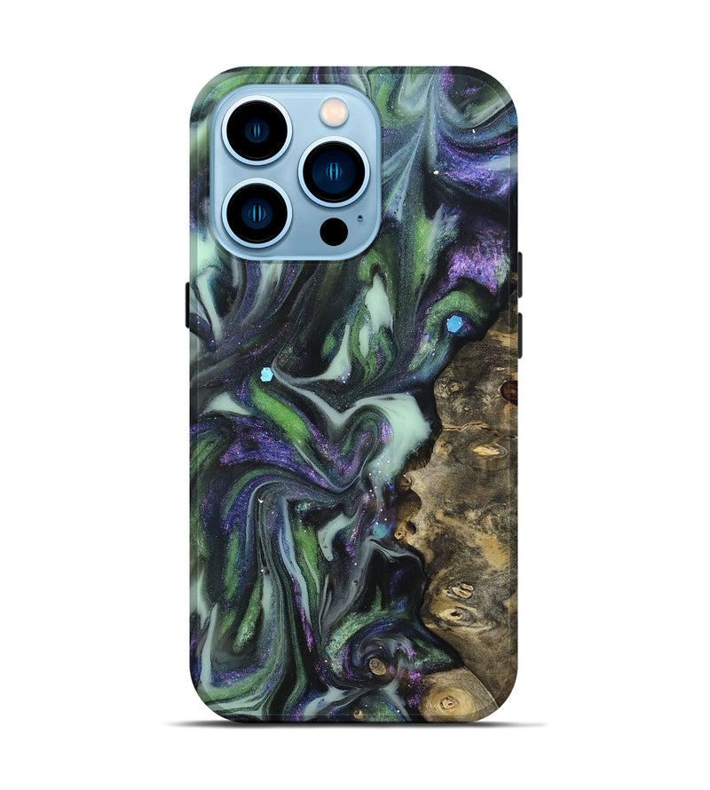 iPhone 14 Pro Wood Live Edge Phone Case - Harmon (Cosmos, 825099)