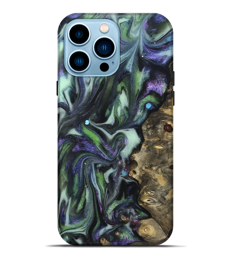 iPhone 14 Pro Max Wood Live Edge Phone Case - Harmon (Cosmos, 825099)