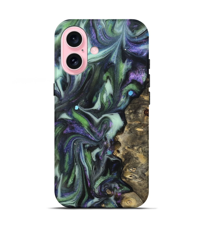 iPhone 17 Wood Live Edge Phone Case - Harmon (Cosmos, 825099)