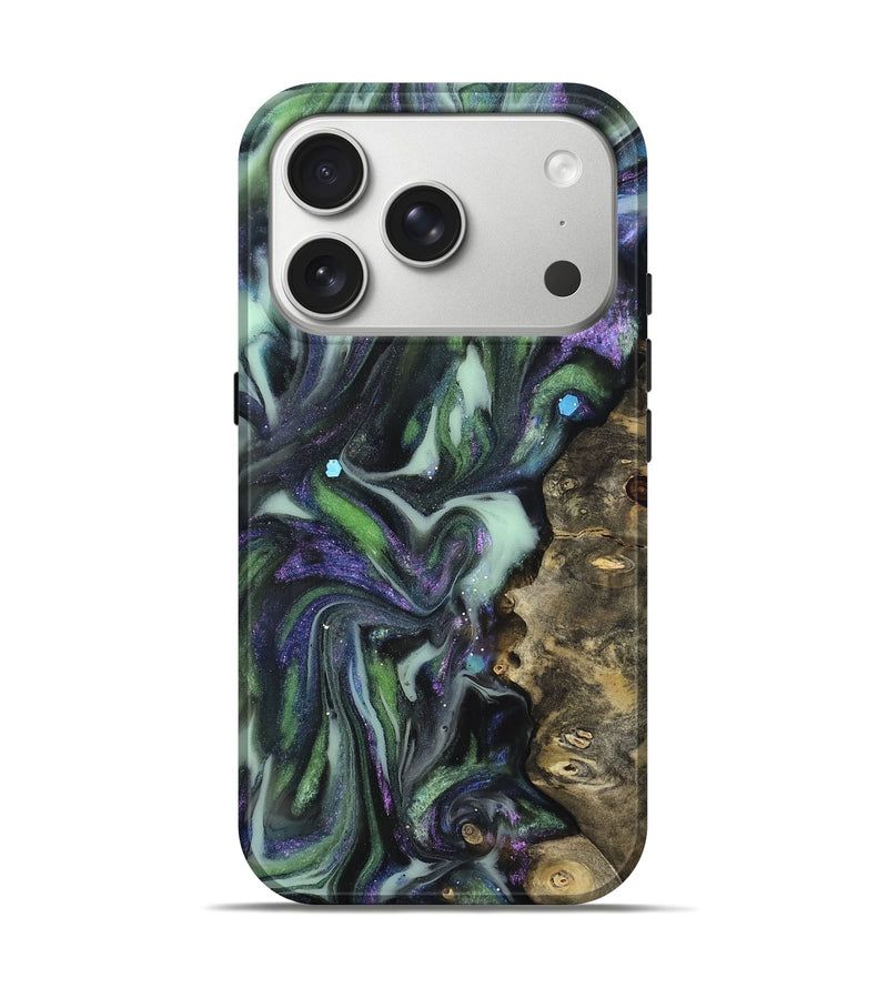 iPhone 17 Pro Wood Live Edge Phone Case - Harmon (Cosmos, 825099)